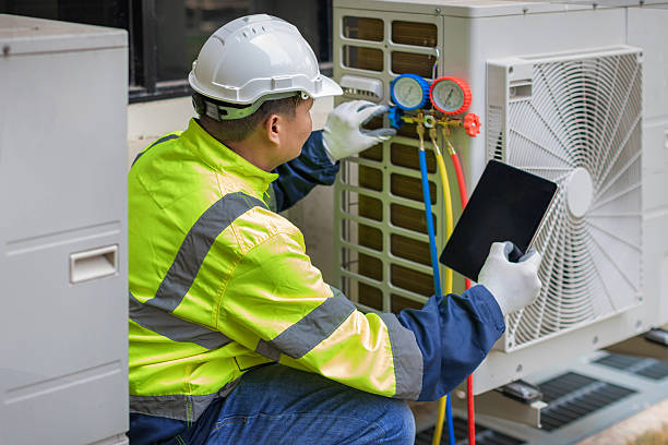 Professional Hvac technician working in Olympia, SC